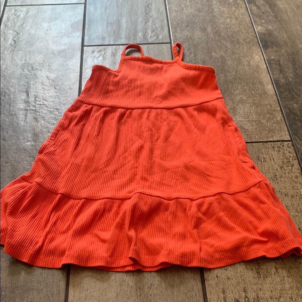 Old Navy Bright Orange Ribbed Top